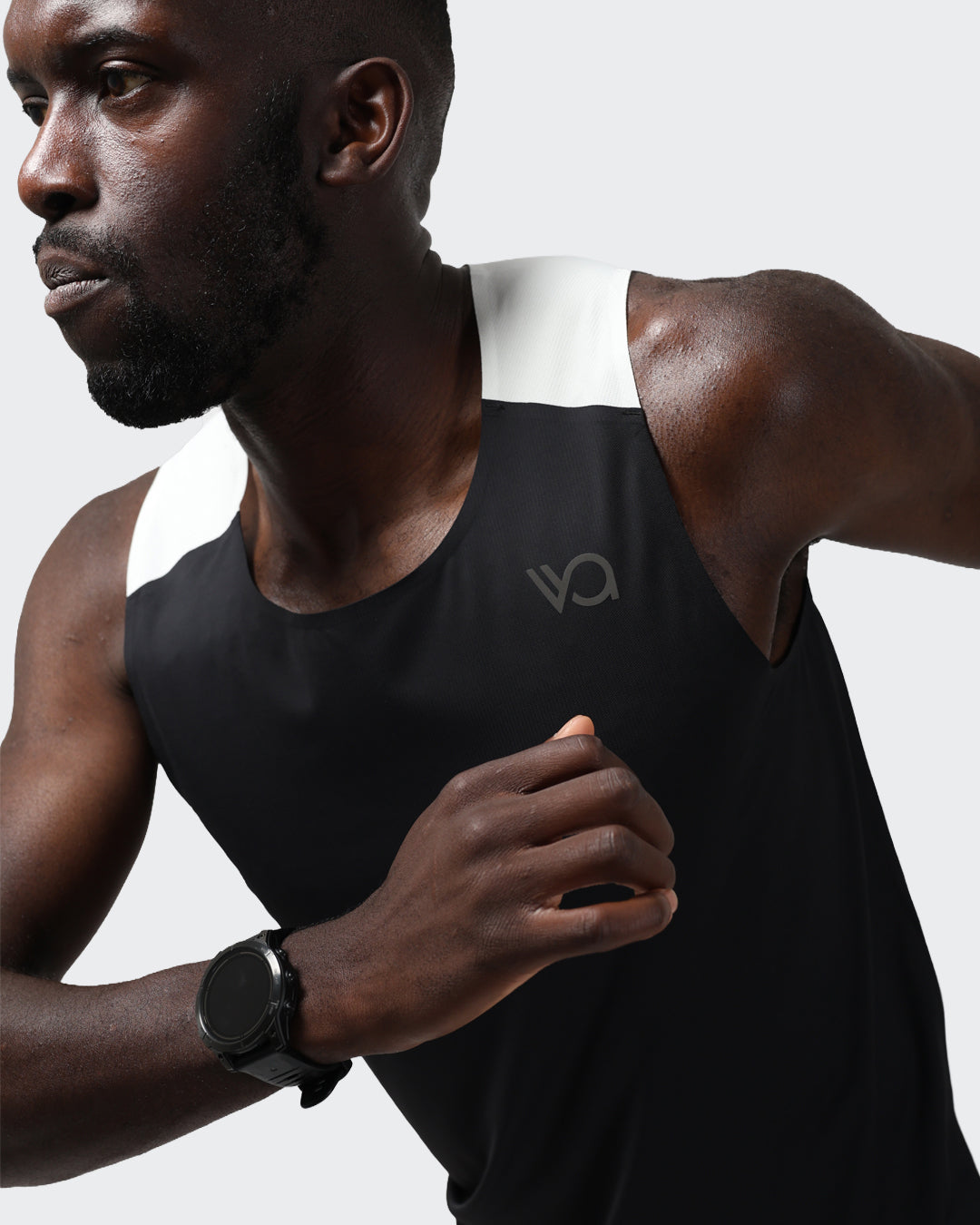 Velocity Singlet - Black & Flight Grey