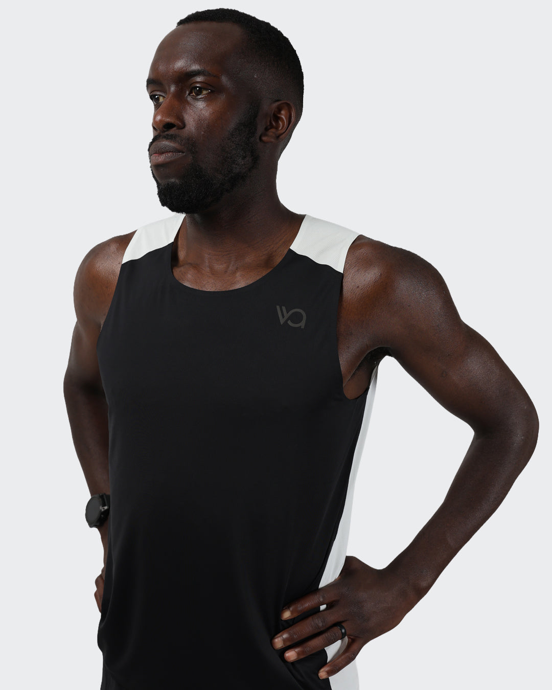 Velocity Singlet - Black & Flight Grey