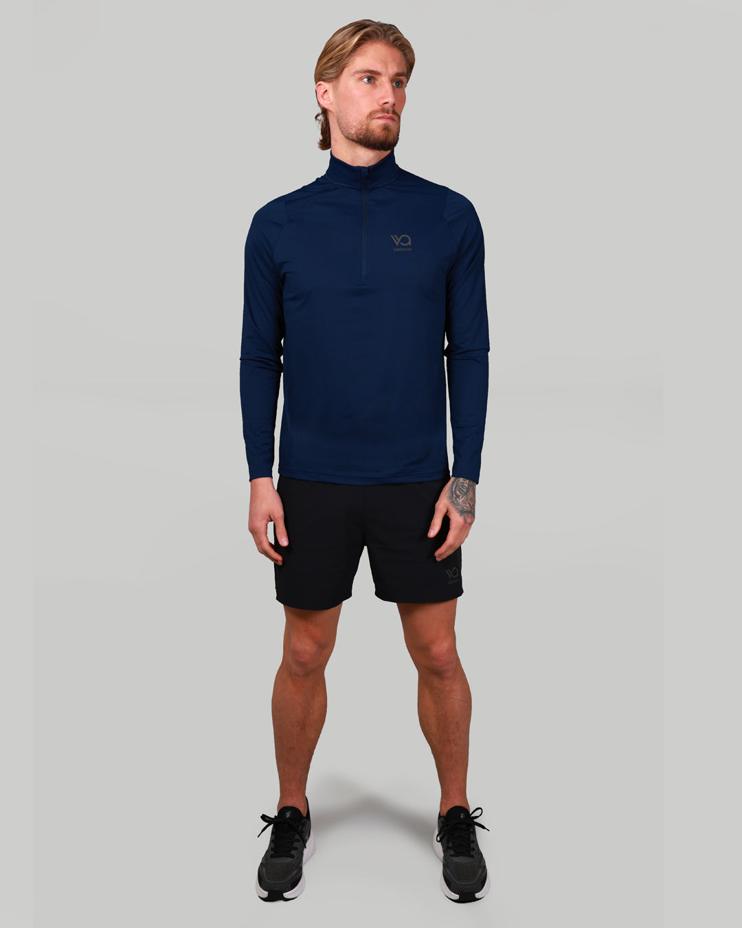Core 1/4 Zip Top - Purpose Blue