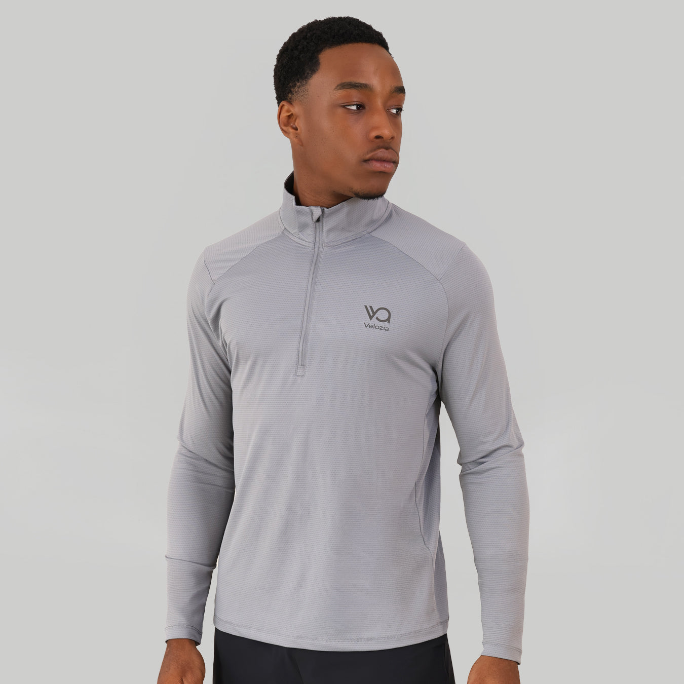 Core 1/4 Zip Top - Balance Grey