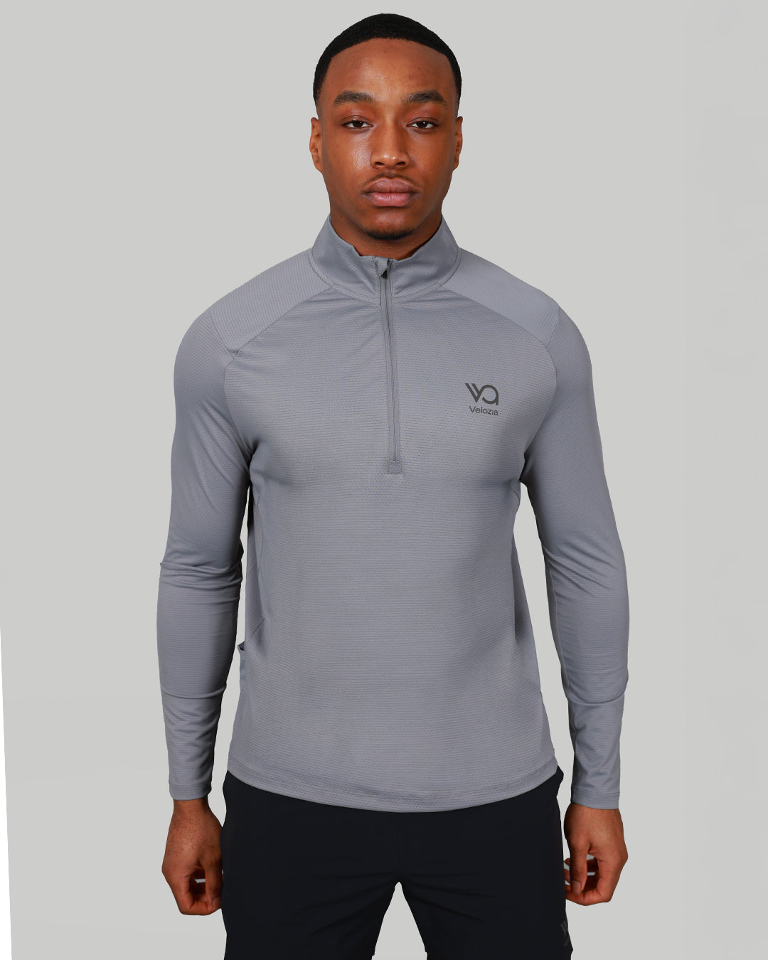 Velozia Core 1/4 Zip Top Balance Grey | Velozia Sportswear
