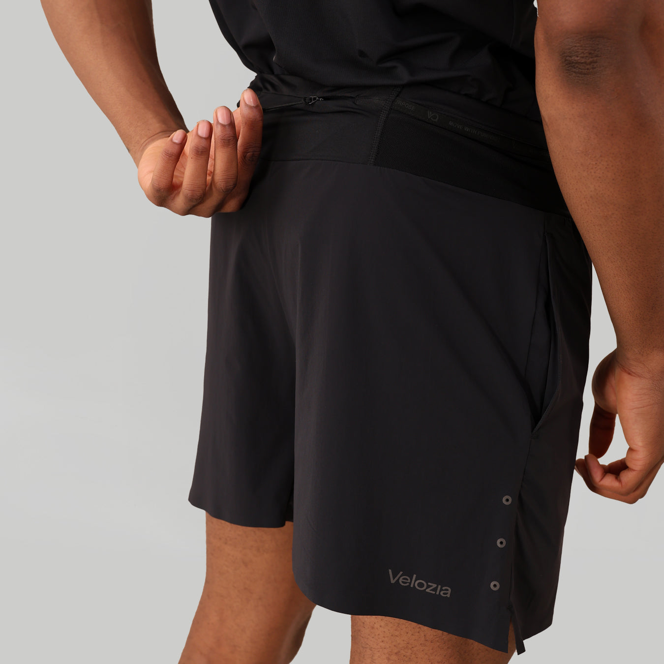 5" Velocity Shorts - Empowered Black