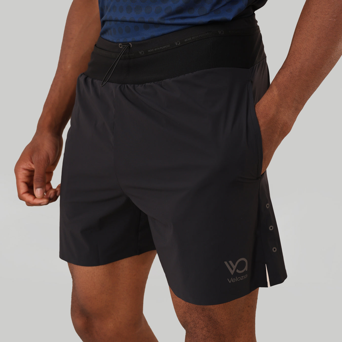 5" Velocity Shorts - Empowered Black