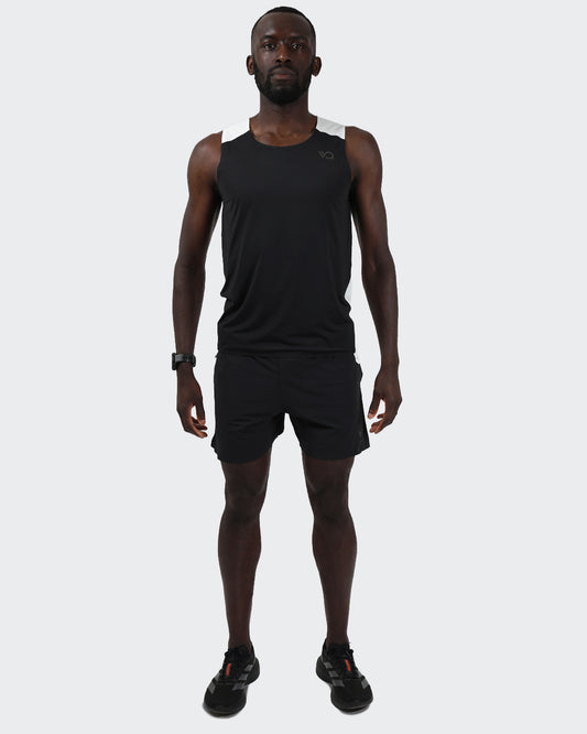 Velocity Singlet - Black & Flight Grey