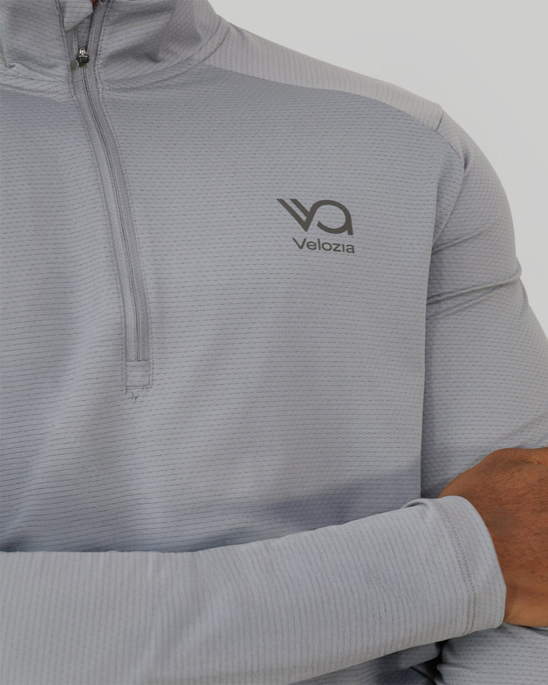 Velozia Core 1/4 Zip Top Balance Grey | Velozia Sportswear