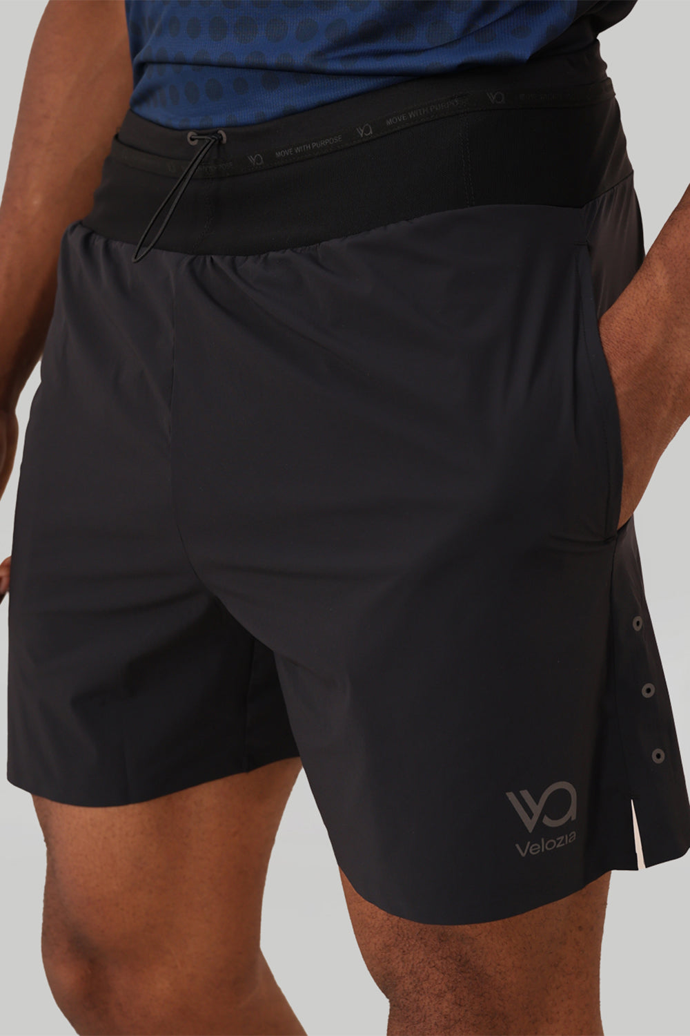 5" Velocity Shorts - Empowered Black
