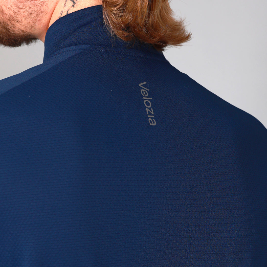 Velozia Core 1/4 Zip Top Purpose Blue | Velozia Sportswear