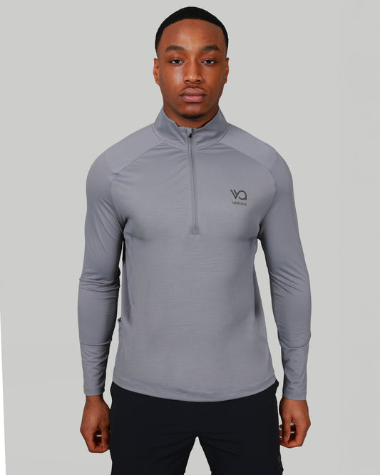 Core 1/4 Zip Top - Balance Grey