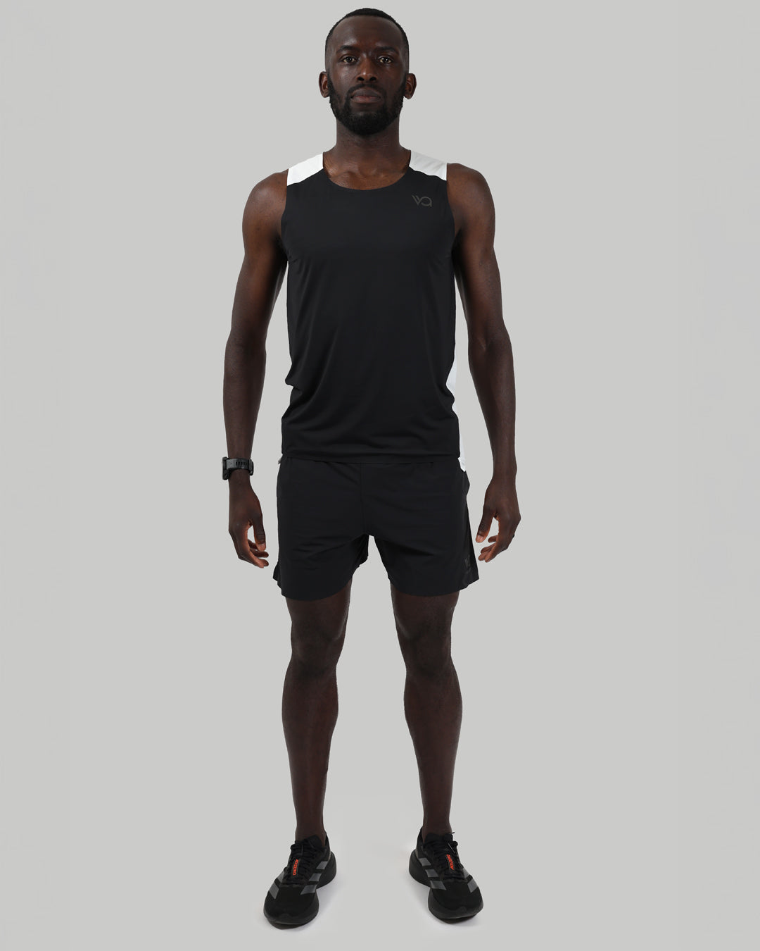 Velocity Singlet - Black & Flight Grey