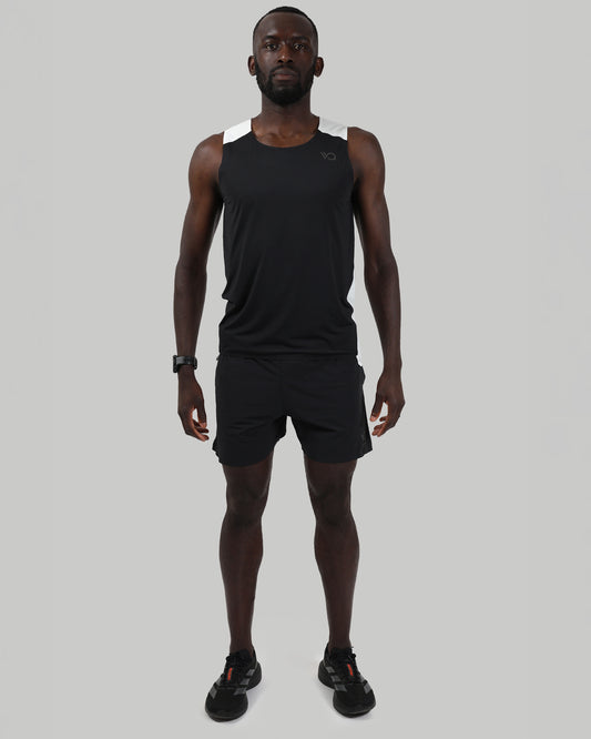 Velocity Singlet - Black & Flight Grey