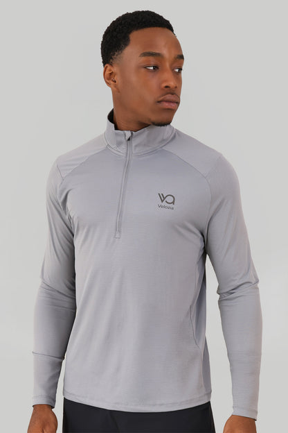 Core 1/4 Zip Top - Balance Grey