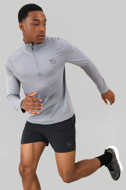 Core 1/4 Zip Top - Balance Grey